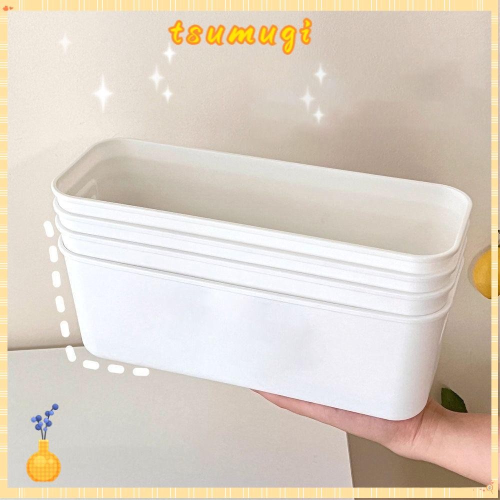 TSUMUGI กล่องเก็บของตั้งโต๊ะ, Stackable Coverless Kitchen Organizer Bin, คอนเทนเนอร์ความจุขนาดใหญ่