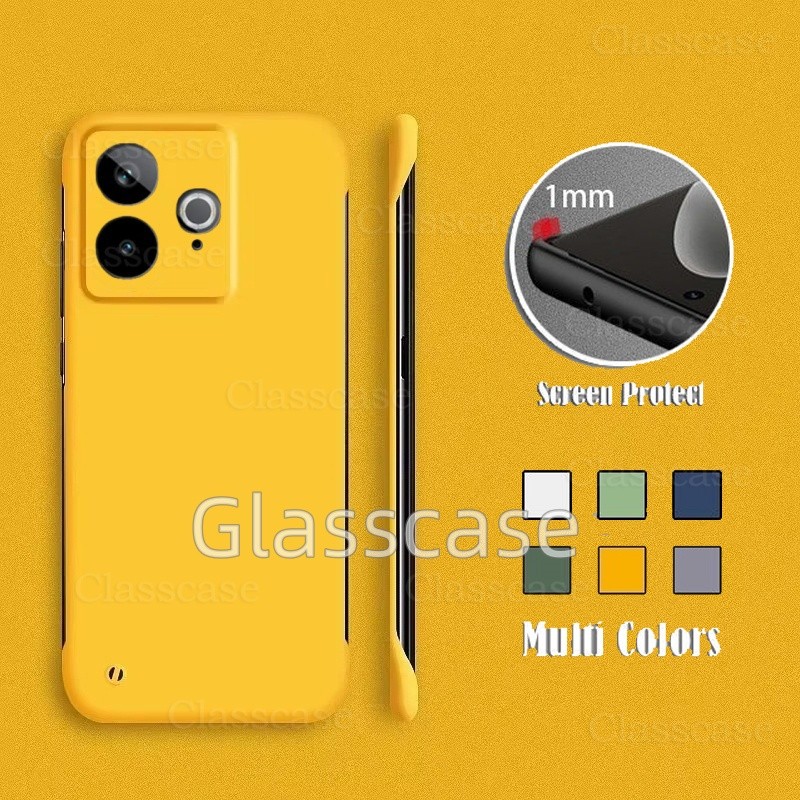 ปลอกสําหรับRealme Gt 7 T Pro 7T 7Pro Gt7 Gt7T Gt7Pro RealmeGt7 RealmeGt7Pro 2025 บางFrameless Shell Hard PCเคสโทรศัพท์ด้านหลังShockทนกันชนปกหลัง