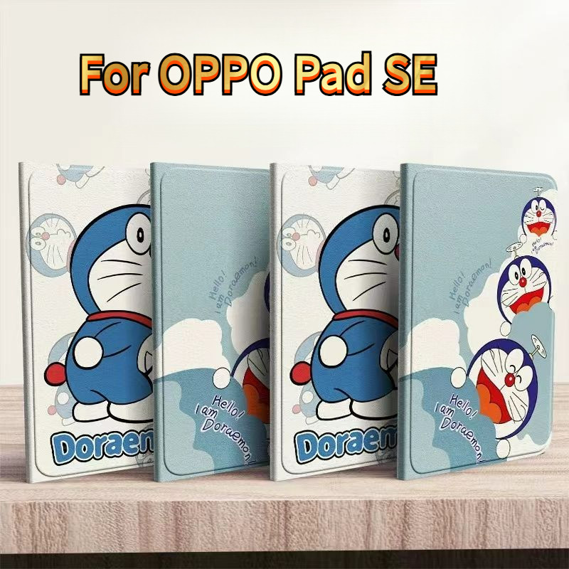 สําหรับ OPPO Pad SE กรณี 11 นิ้ว 2025 OPD2417 หนัง PU นุ่มซิลิโคนกรณีการ์ตูนบุคลิกภาพน่ารักฝาครอบ
