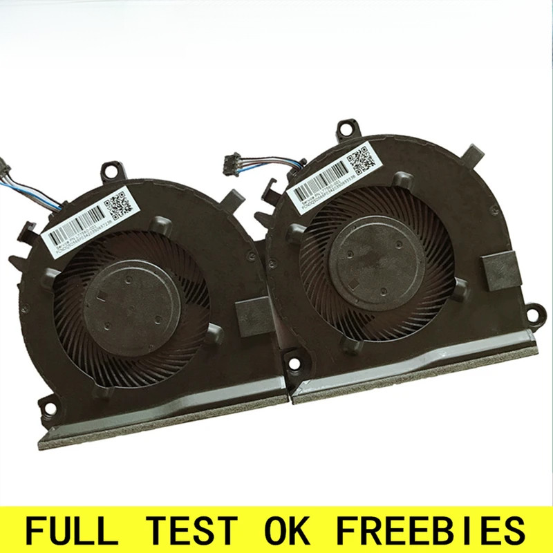 แล็ปท็อปใหม่ CPU GPU พัดลมระบายความร้อน Cooler โน้ตบุ๊ค PC สําหรับ HP Pavilion Gaming 5 15-EC L77560