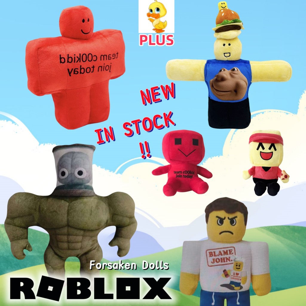 พลัส พลัส✨ในสต็อกในสต็อก✨Roblox Forsaken C00kidd ของเล่นตุ๊กตาตลก 007n7 Forsaken Plushie ตุ๊กตาน่ารั