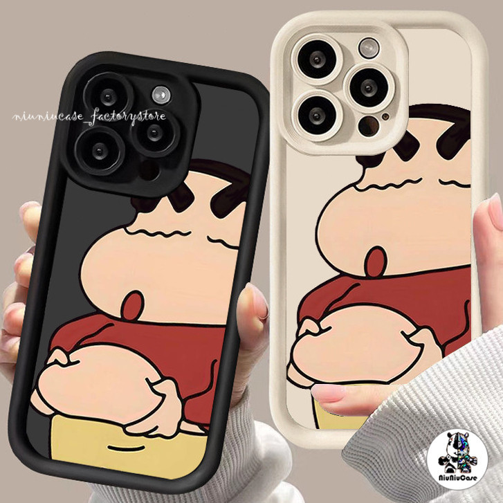 น่ารัก เด็กซน สําหรับ OPPO A3s A16 A38 A18 A7 A5s A58 A17K A12 A17 A78 A77 A57 A15 A16K A60 A5 A9 A53 A54 Reno 5 13 เคส