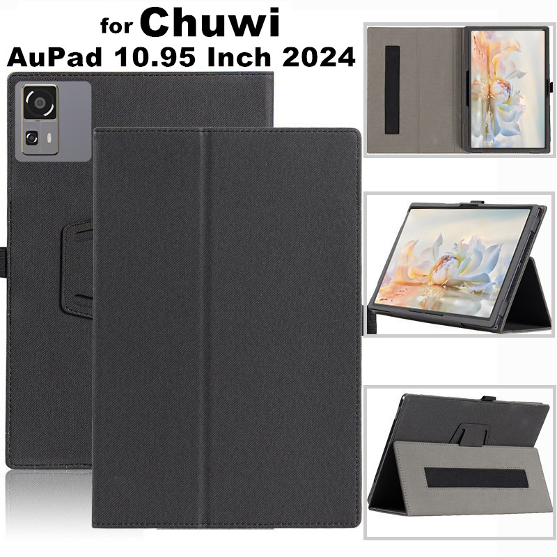 for CHUWI 2024 AuPad 10.95 Inch Leather Magnetic All Inclusive Fall Protection Case for CHUWI AuPad 