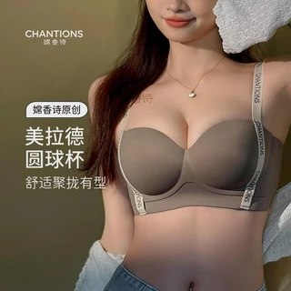 【คละสี 3 ชิ้น!!!】#440 2CM ชุดชั้นในดันทรง แบบหนาพิเศษ ไม่มีโครงเหล็ก ขนาดใหญ่ สําหรับผู้หญิง
