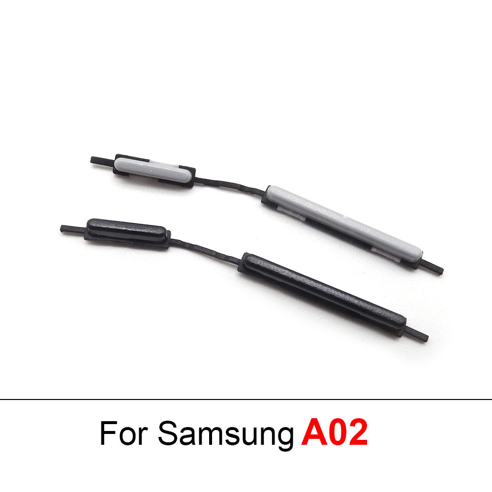 ปุ่มด้านข้างปรับระดับเสียงสําหรับ Samsung A01 A02 A03 A01 Core A03 Core On Off Power Up Down Volume 
