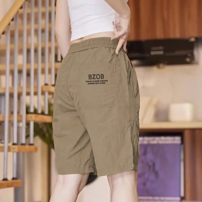 Trail Echo  ผู้ชายและผู้หญิงฤดูร้อนกีฬากางเกงขาสั้นระบายอากาศแห้งเร็วหลวมพอดีกางเกงลำลอง