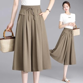 กางเกงชั้นในขากว้างเอวสูงยืดหยุ่นสำหรับผู้หญิงใหม่แฟชั่นและอ…