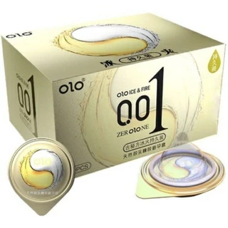 ถุงยางอนามัย (10ชิ้น/1กล่อง) แบบบาง ขนาด 0.01 มิล ถุงยาง Olo **ไม่ระบุชื่อสินค้าหน้ากล่อง**