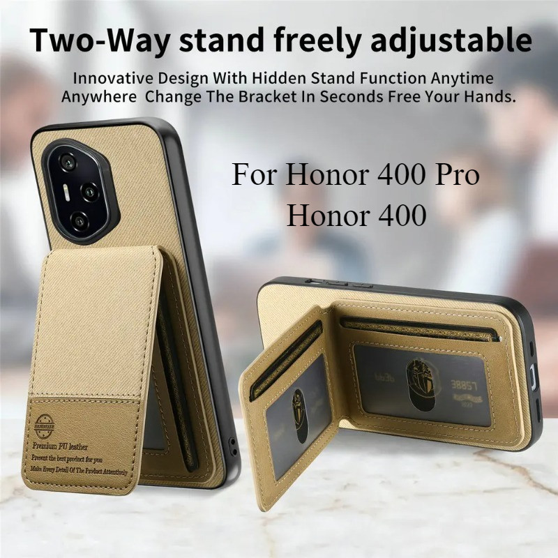 กรณี Honor 400 Pro หนังกันกระแทก 360 ป้องกันกรณีสําหรับ