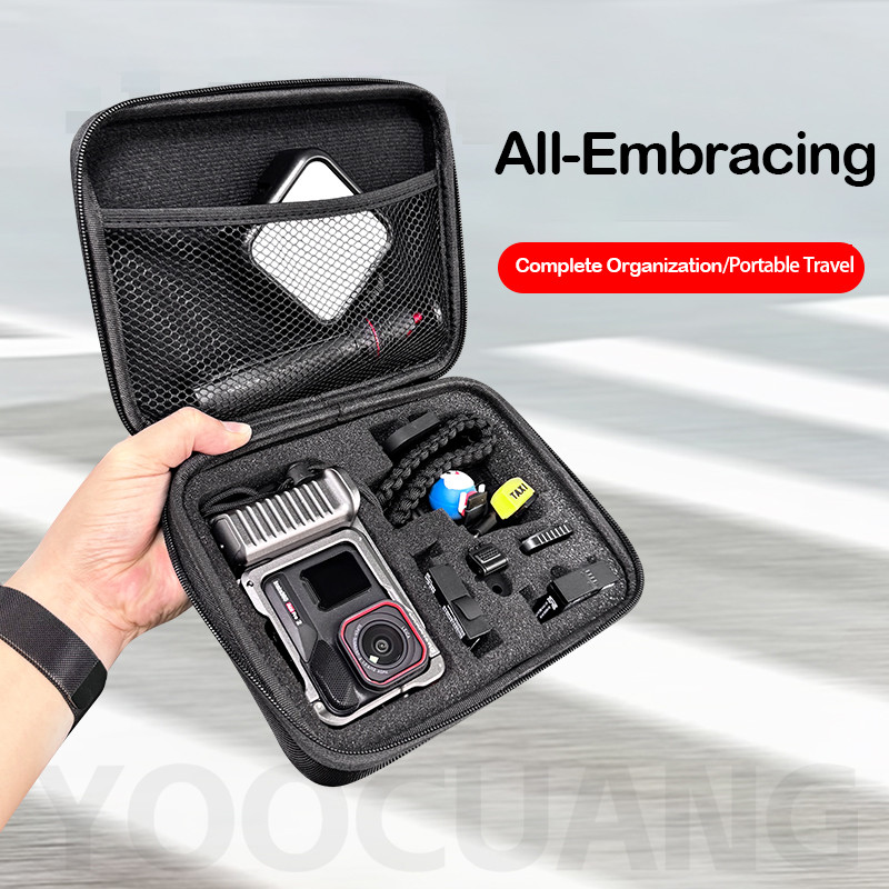 สําหรับ Insta360 Ace Pro 2 Xplorer Grip Kit Organizer กระเป๋าสนับสนุนสําหรับ Storing Amagisn/Offical