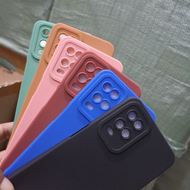 OPPO A54 SOFTCASE PRO CAMERA SILICONE PROTECTOR MACARON Df Store