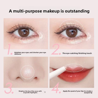 CHIOTURE Double-Headed Highlighted Aegyo Eyelid tape pen Outlines To Shadow + Brightening Multi-Purpose