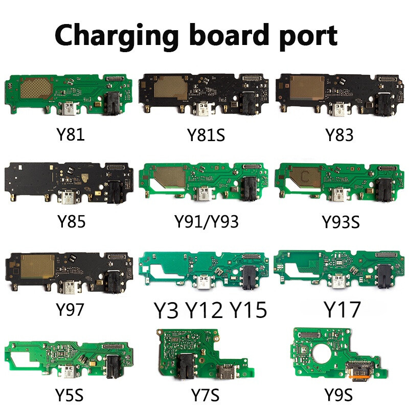 บอร์ดพอร์ตชาร์จ USB พร้อมไมโครโฟน สําหรับ Vivo Y9s Y7s Y5s Y3 Y3s 2021 Y1s