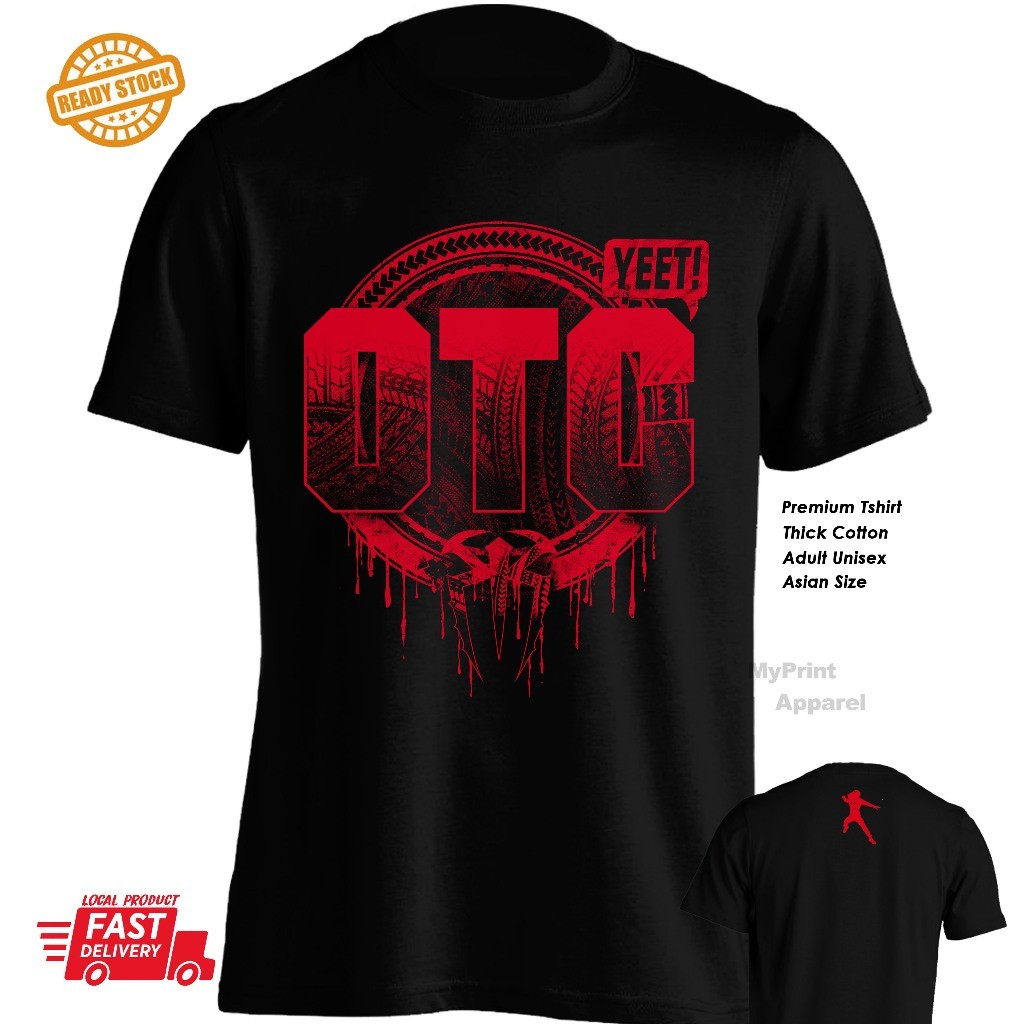 Roman Reigns OTC Yeet uso เสื้อยืดมวยปล้ําเดี่ยวผ้าฝ้าย