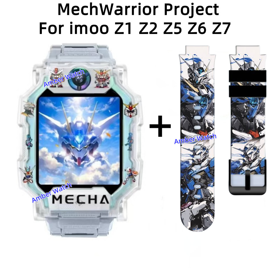โครงการ Mechwarrior สําหรับ imoo X10 Z1 Z2 z6 Z7 สายรัด imoo Z7 กรณี imoo Z7 สายนาฬิกา imoo Z1 สาย i