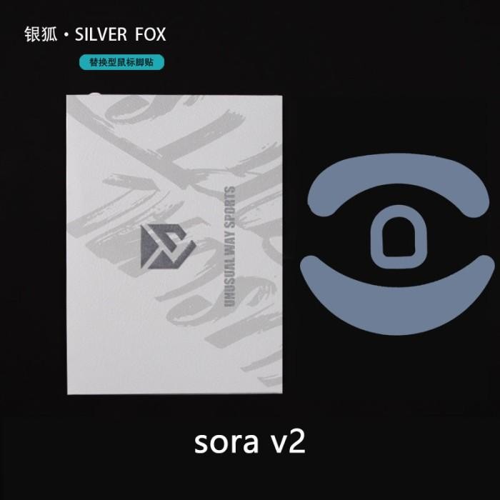 Sports Silver Fox Ninjutso Sora V2 Mouse Feet / Mouse Skate PTFE (ความเร็ว)