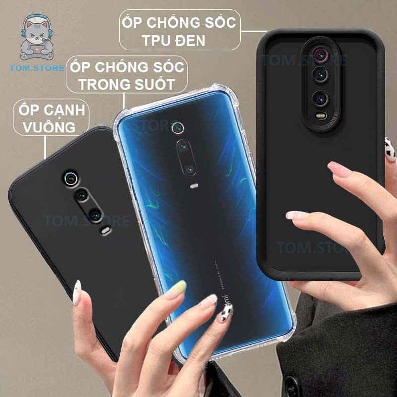 Xiaomi Redmi K20/ K20 Pro/ K30/ K30 5G / Mi 9T/ Mi 9T Pro เคสกันกระแทกสีดํา เคสกันกระแทกแบบใส