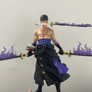 💥จัดส่งจากประเทศไทย💥40 ซม.Roronoa Zoro ONE PIECE คอสเพลย์ Asura Purgatory Luffy Action Figure รุ่น Q ตุ๊กตาของขวัญเด็กตกแต่งรถเครื่องประดับของเล่นคอลเลกชันตกแต่งบ้านประติมากรรม