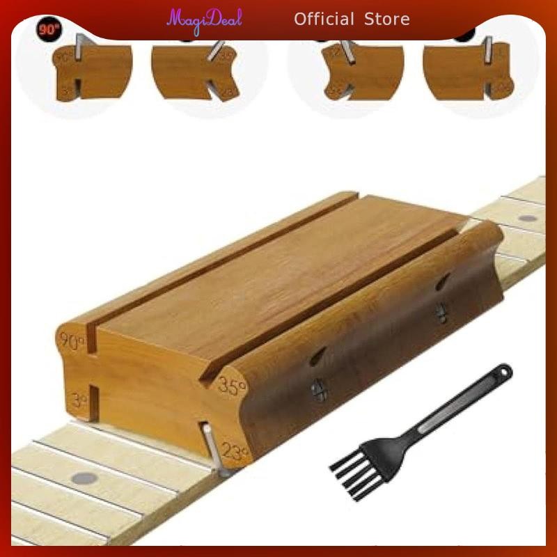 [MAGIDEAL] 3 in 1 Guitar Bass Fret End Dressing Fret Guitar Fret Sanding Block สําหรับเบส ราคา ถูกที่สุด ดีลบีเคเค แกลเลอรีภาพที่ 2