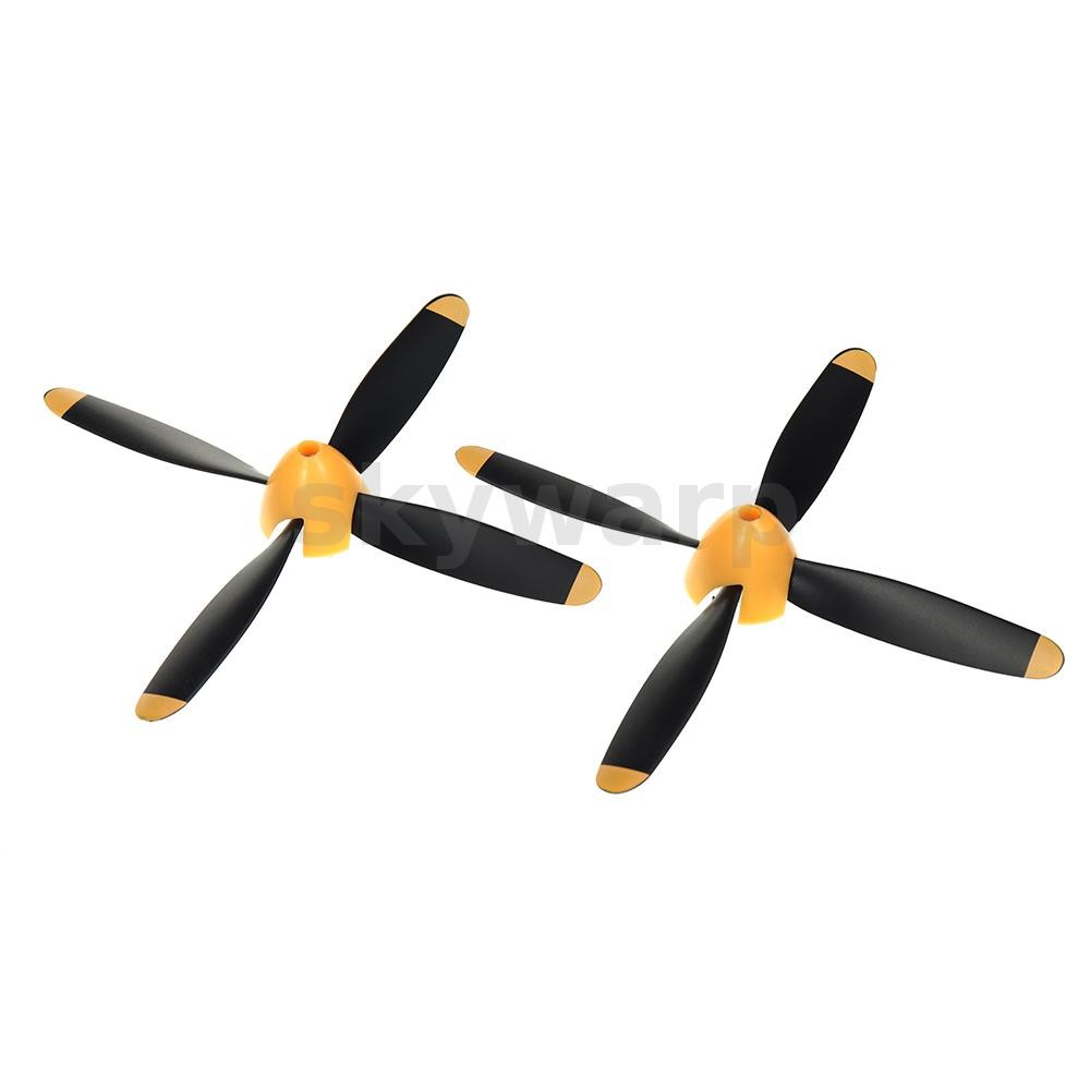 VolantexRC Mini Mustang P-51D RC เครื่องบินปีกคงที่อะไหล่ 4 ใบมีดใบพัดครบชุด