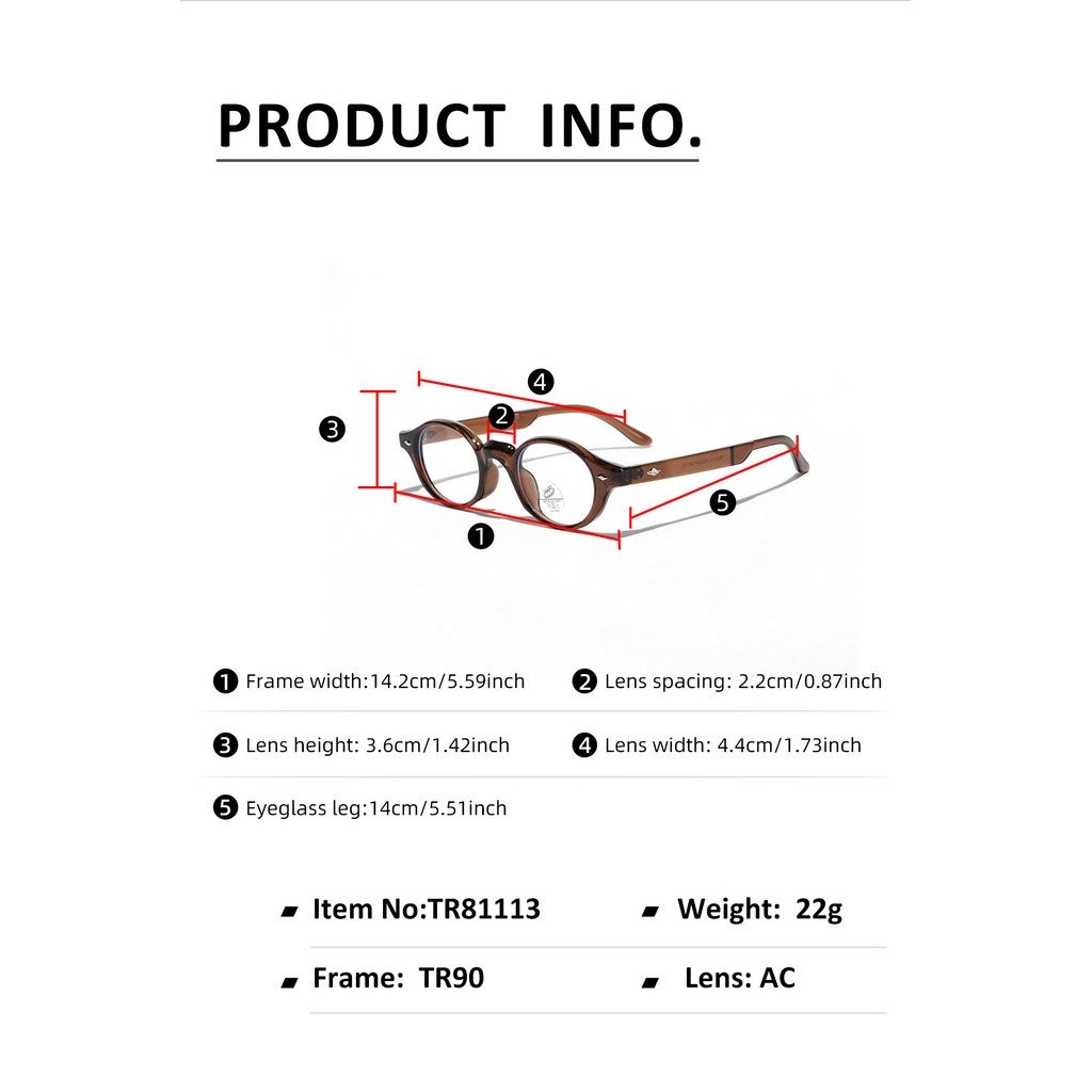 แว่นตา, แว่นตาเปลี่ยนสีอัตโนมัติ, แว่นตาสำหรับสายตาสั้น, 0 ถึง -650, TR90, เปลี่ยนสีอัตโนมัติในแสงแดด, แฟชั่น, กรอบวงรี, Y2K, เหมาะสำหรับผู้ชายและผู้หญิง RFF1 - รูปที่ 7