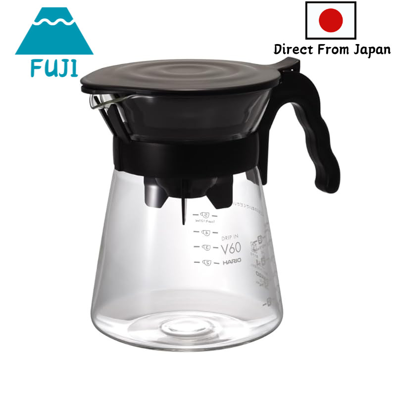 HARIO V60 Coffee Dripper Server Drip-in Coffee Hand Drip Pot for 2 People VDIR-02-B