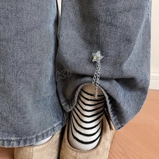 Yuki 1 ชิ้น คลิปเข็มกลัดติดแขนเสื้อ ยึดขากางเกง ในการยึดติดแบบหมุดเข็ม shortening buckle