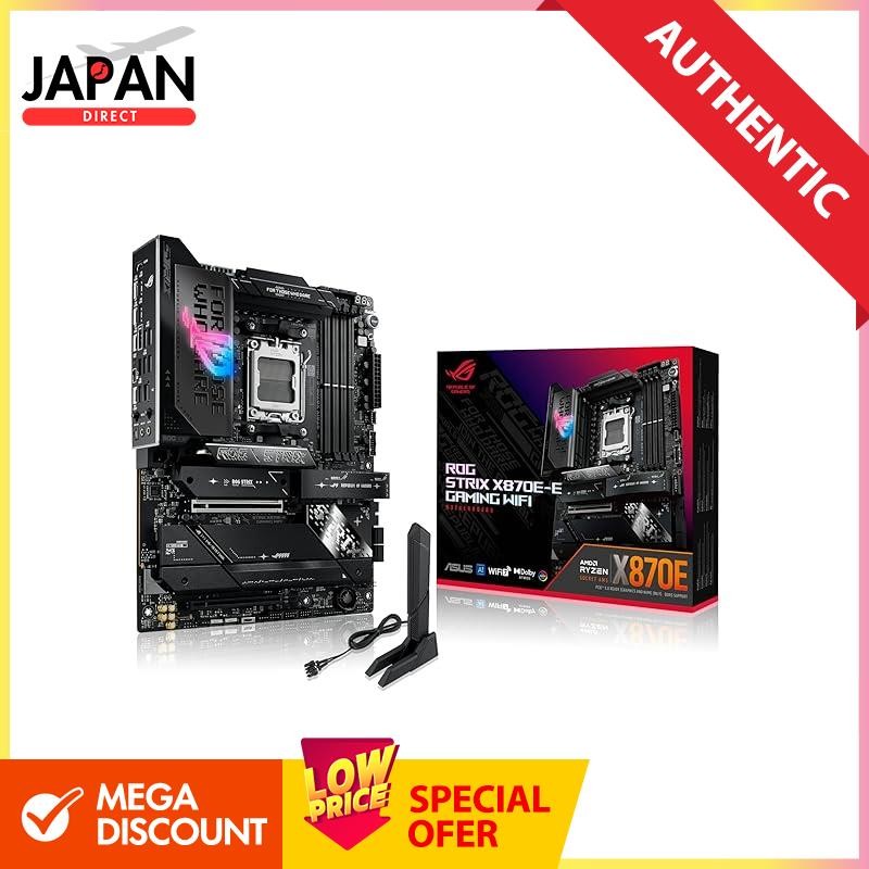 ASUS AMD Socket AM5-compatible X870E ATX motherboard, with support for 9000, 8000, and 7000 Series/R