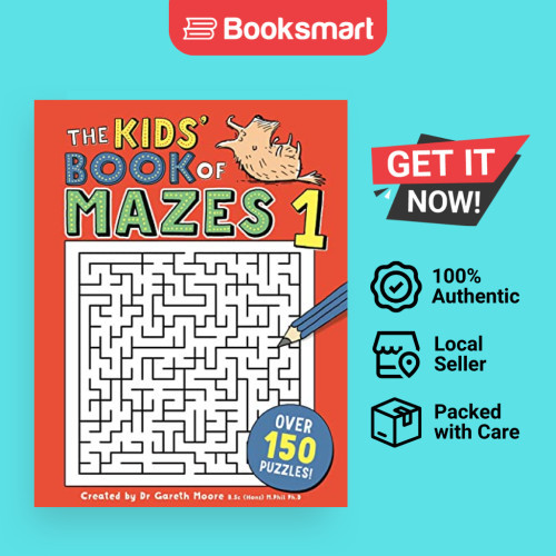 The Kids Book of Mazes 1 - หนังสือปริศนา Buster โดย Dr Gareth Moore P 9781780555003