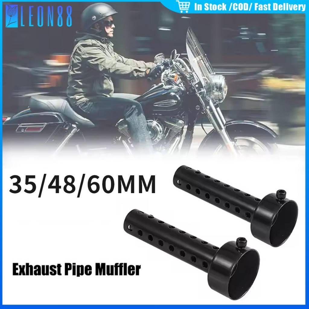 ของมาใหม่！จุกลดเสียงรถมอเตอร์ไซค์ทุกรุ่น 35MM 48MM 60MM แคทลดเสียงเบา อุปกรณ์เสริม