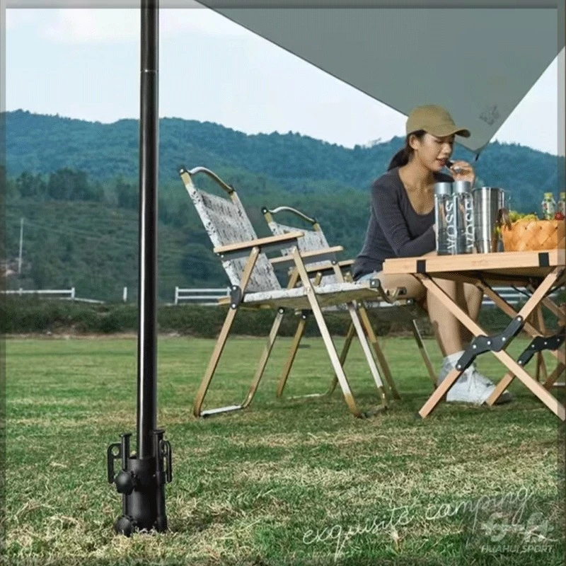 ที่ใส่ก้านกันสาด ฐานเสาเต็นท์ Tarp Pole Fixator แบบปรับได้ thumbnail 9