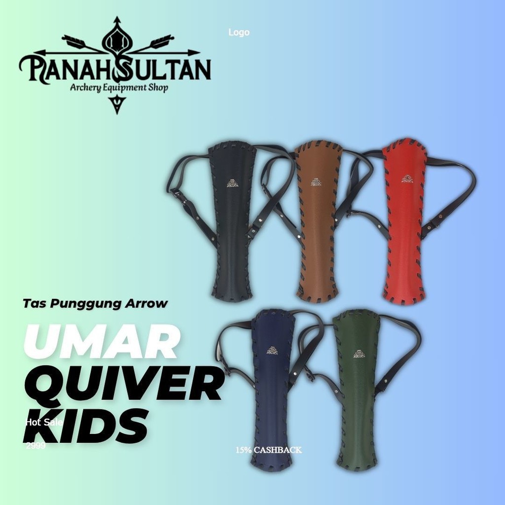 Quiver umar เด็กกลับ Quiver Arrow Light Strong ม้าโบว์ยิงธนูเด็ก