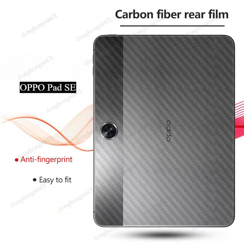 สําหรับ OPPO Pad SE 11 "OPD2417 2025 Pad 4 Pro 13.2 Pad3 Pad2 Neo 11.4 Air2 Air10.36 โปร่งใสป้องกันฟิล์ม Anti-scratch Ultra-thin Matte กลับคาร์บอนไฟเบอร์ฟิล์ม