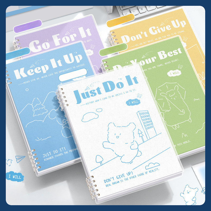 Binder Notebook B5 A5 Book/โน้ตบุ๊คน่ารักคุณภาพสูง/Campus Notepad/High School Notepad