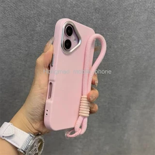 หนังเคสโทรศัพท์สําหรับVivo V70 FE V60 V60E V50 V40 V30 V30E V29 V29E V27E V27 V25 V25E Pro Lite 5Gสีทึบหนาซิลิโคนนุ่มฝาครอบสายรัดข้อมือ