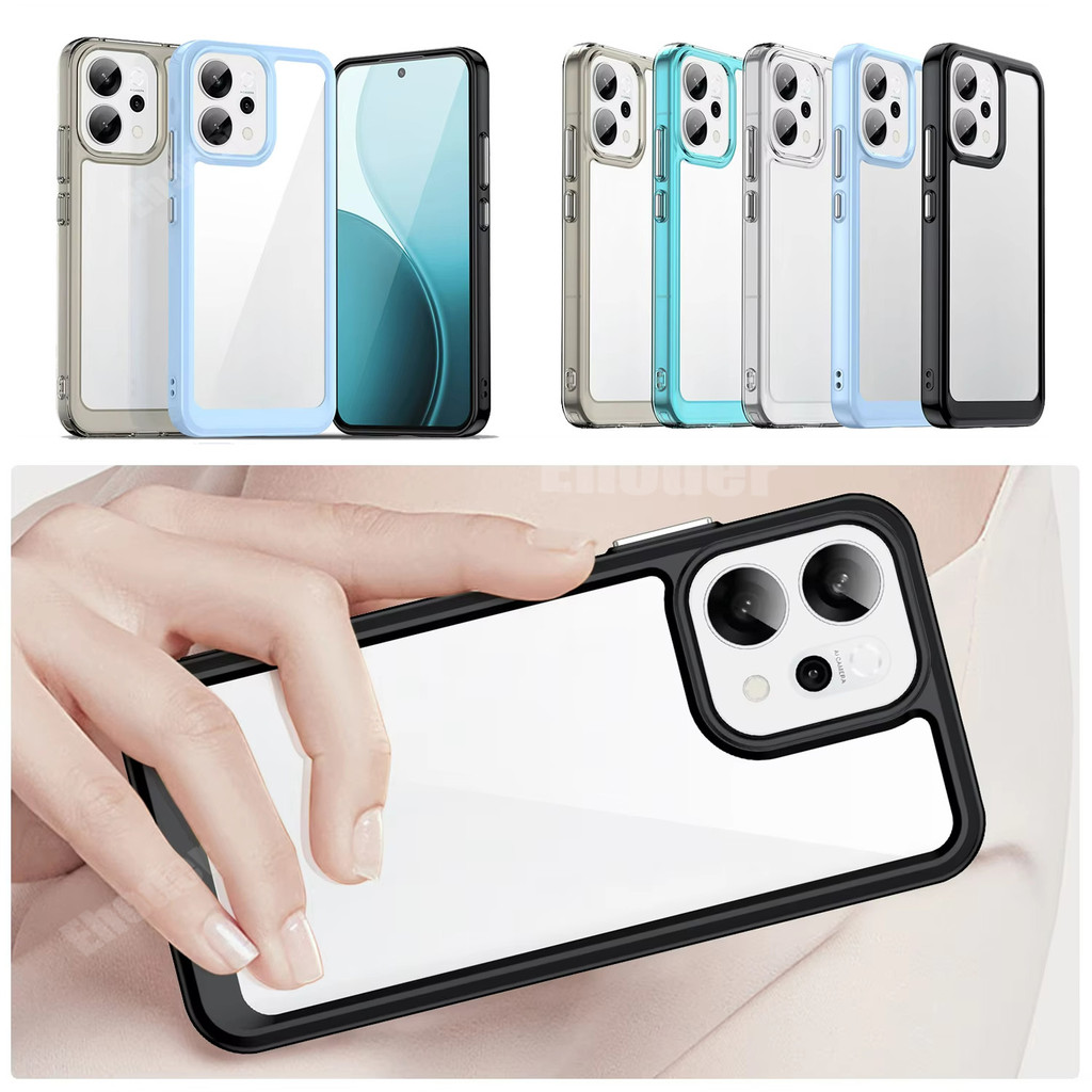 ปลอกสําหรับ OPPO Reno 14 Pro 13 13F 5G 2025 กรณีสีสันขอบนุ่มซิลิโคนสําหรับ Reno14 14Pro 13Pro Reno13