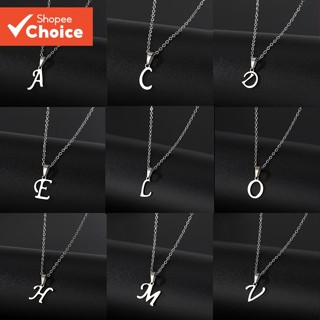 ส่วนบุคคล ก–Z เงินจดหมายสร้อยคอเริ่มต้น,สแตนเลสไม่ใช่ ธานิช …