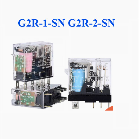 OMRON รีเลย์ G2R-1-SN G2R-2-SN P2RFZ-05-E P2RFZ-08-E DC12V 24V 5V AC110V 220V ยี่ห้อใหม่