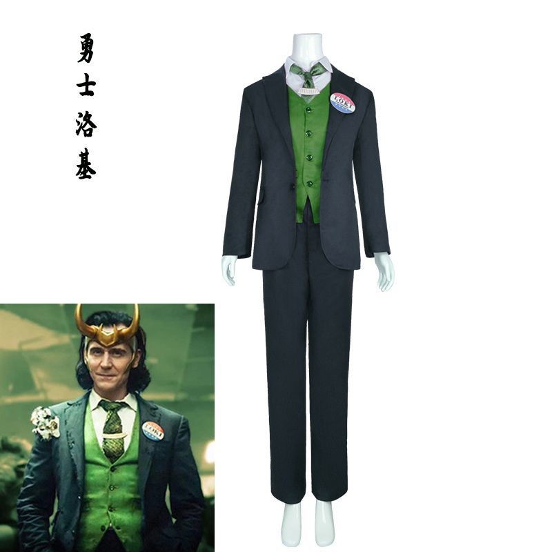 Loki คอสเพลย์เครื่องแต่งกาย American TV Series Loki ซีซั่น 1 Replica เครื่องแต่งกาย NS