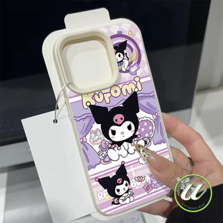 น่ารักคุโรมิเต็มจอภาพกราฟิตี้หนังสุดหรูนุ่มเคส IPhone 17 12 15 14 16 11 13 Pro Max 17Pro XS Max Air XR X 7 8 16 15 Plus