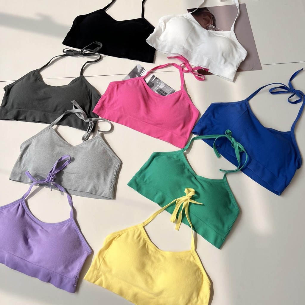77UNI เสื้อสายเดี่ยวคล้องคอ มีฟองน้ำในตัว BRA 2501 บราสายเดี่ยวคล้องคอ เสื้อสายเดี่ยว เสื้อกล้ามผู้หญิง