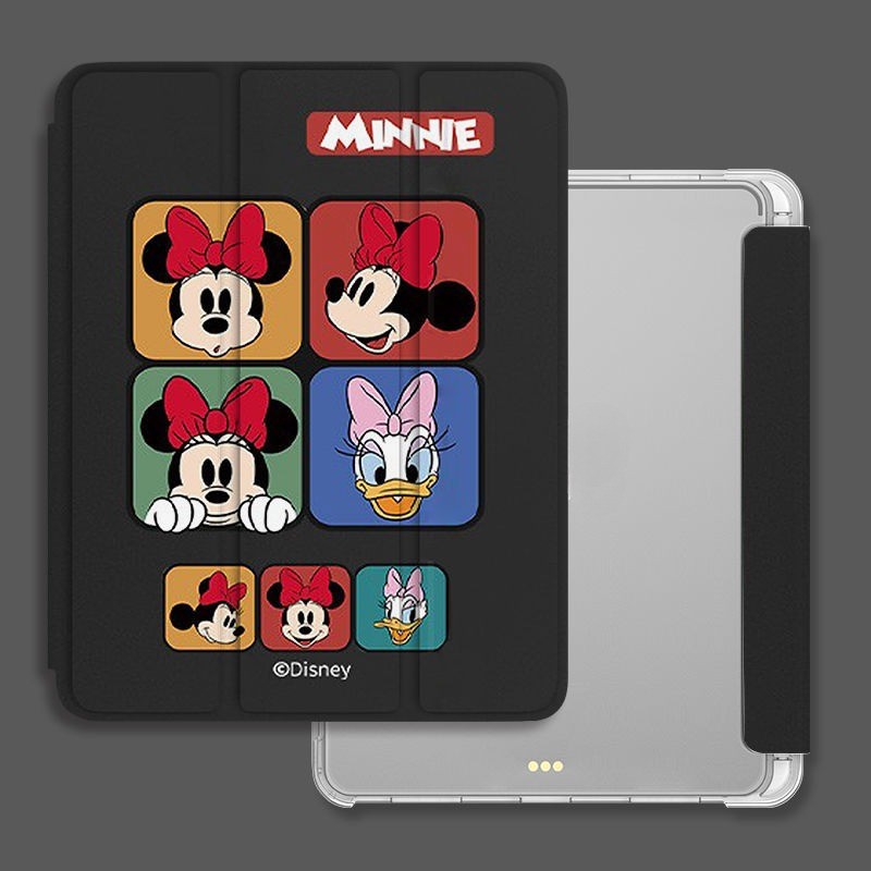 เคสแท็บเล็ตการ์ตูนน่ารักสําหรับ iPad air 11 นิ้ว mini4/5/6 gen7/8/9 air 13 นิ้วAir5 air6 air7 2025 a16 gen11th pro 12.9 air1/2 2024 pro11 10th gen5/6 พร้อมช่องเสียบปากกา