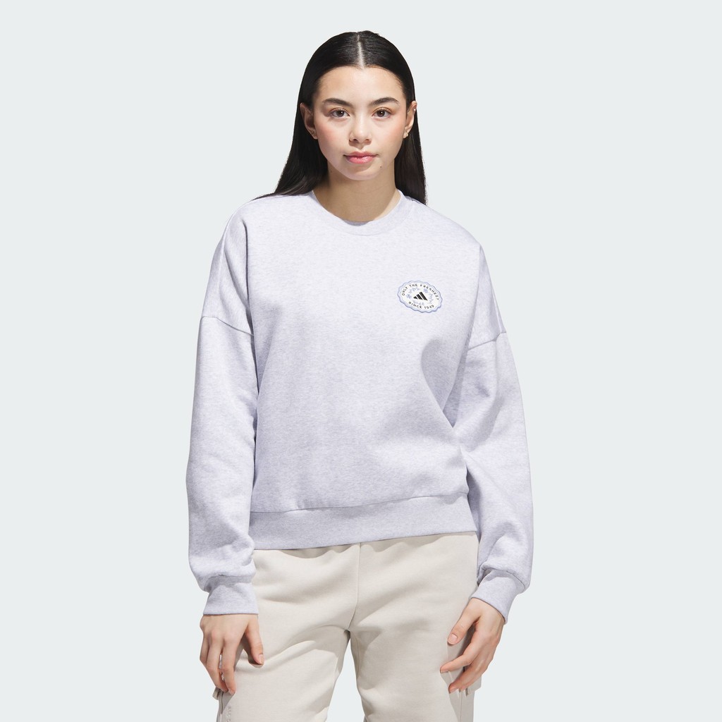 adidas Lifestyle Farmers Market Graphic Sweatshirt Women Grey JM4210