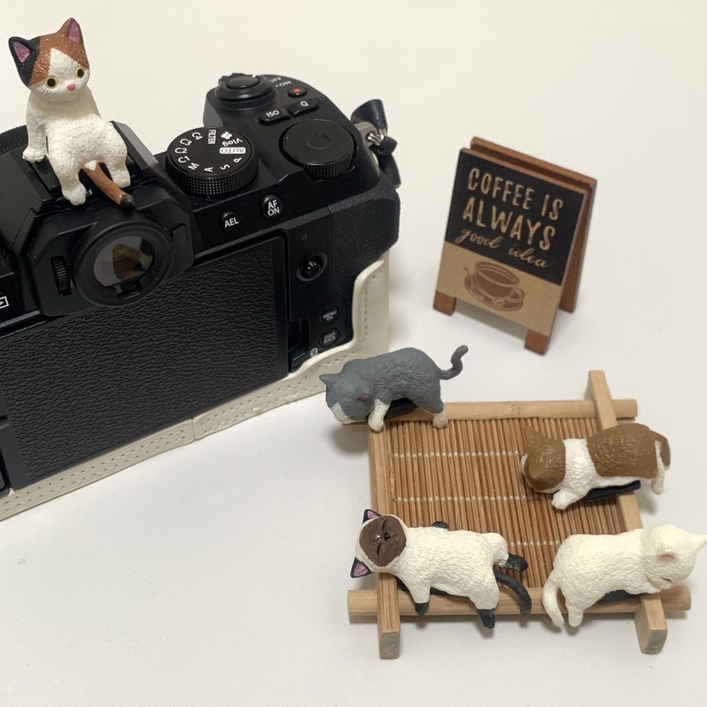 Papa Cat zakka สไตล์ญี่ปุ่นสามมิติรองเท้าร้อนญี่ปุ่นสร้างสรรค์น่ารัก Universal Fuji Sony Nikon Canon