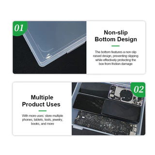 กล่องเก็บเครื่องมือซ่อม กล่องเก็บอุปกรณ์พกพา RELIFE Storage Box T03 คุณสมบัติป้องกันความชื้น คุณสมบัติฐานกันลื่น พกพาได้