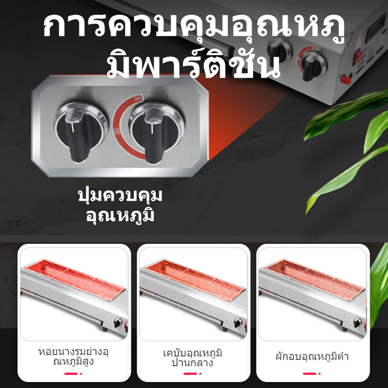 Muller เตาย่างกลางแจ้ง เตาย่างแก๊ส เตาย่างไร้ควัน ใช้แก๊ส เหมาะสำหรับครอบครัว แคมป์ปิ้ง บาร์บีคิว เตาย่างสแตนเลสแบบพกพา thumbnail 4