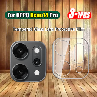 1-3 ชิ้นกล้องฟิล์มกระจกนิรภัยสําหรับ OPPO Reno 16 15 14 13 12 Pro F Reno15 15F Reno16 16F 5G 4G 3D โปร่งใสเลนส์ Protector Full Coverage ป้องกันฟิล์มแก้วเลนส์