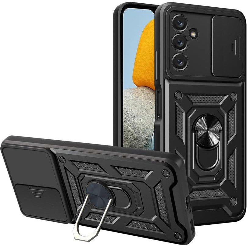 CASE SAMSUNG M23 / M53 / M22 / M52 SLIDE IRING CASE ROTARY STANDING PHONE SLIM FIT CASE PNEW
