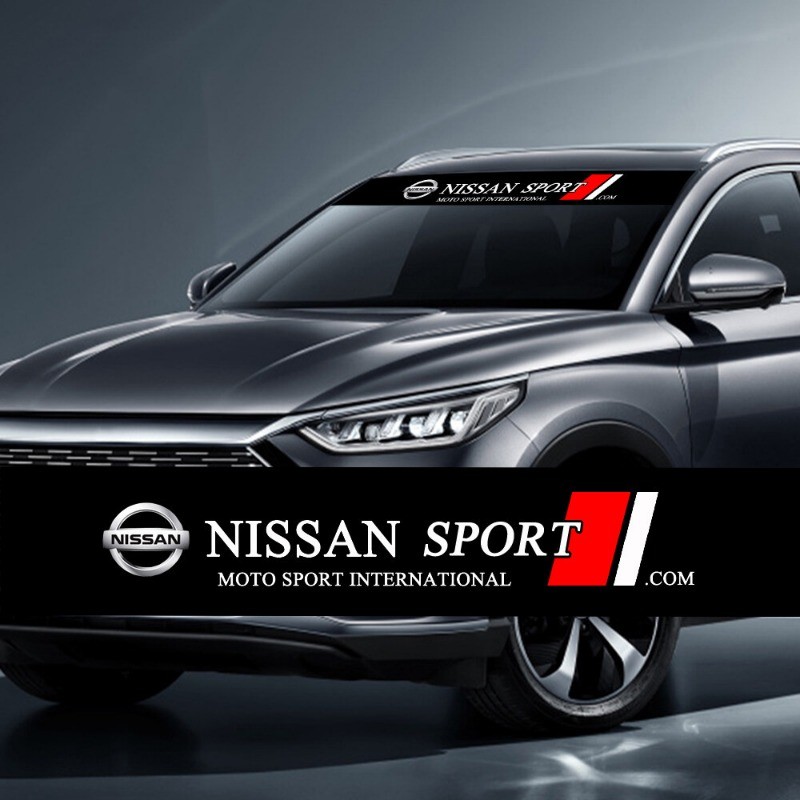 กระจกรถยนต์สติกเกอร์ตกแต่งจัดแต่งทรงผมฟิล์มรถสติกเกอร์สําหรับ Nissan Qashqai J11 J10 Juke Tiida Skyl