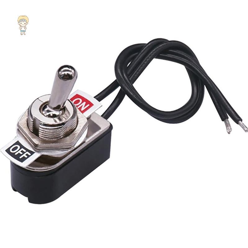 ARS AC250V 3A On/Off Prewired Standard Toggle พร้อมสายไฟ KNS-1 SPST ติดต่ออุปกรณ์ไฟฟ้า TH – โปรปัง